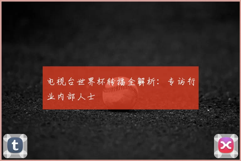 电视台世界杯转播全解析：专访行业内部人士