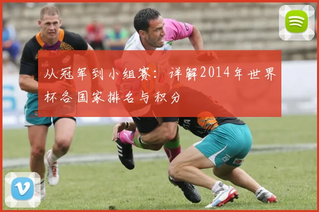 从冠军到小组赛:详解2014年世界杯各国家排名与积分